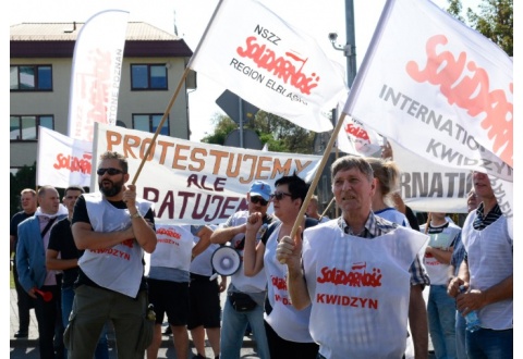 Pracownicy International Paper w Kwidzynie przystąpili do strajku