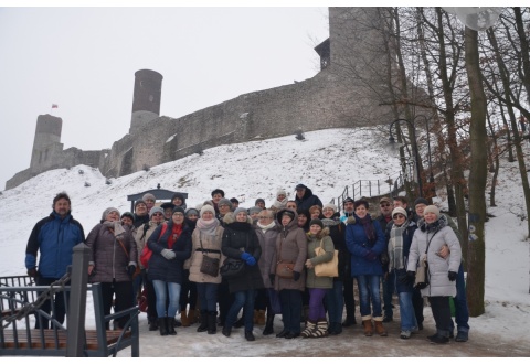 Wycieczka w Góry Świętokrzyskie członków NSZZ Solidarność Polfa Warszawa 