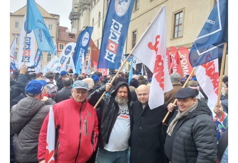 Spotkanie Regionu Wschodniego IndustriAll Europe poprzedzone manifestacją