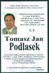 Śmierć naszego Kolegi Tomka Podlaska